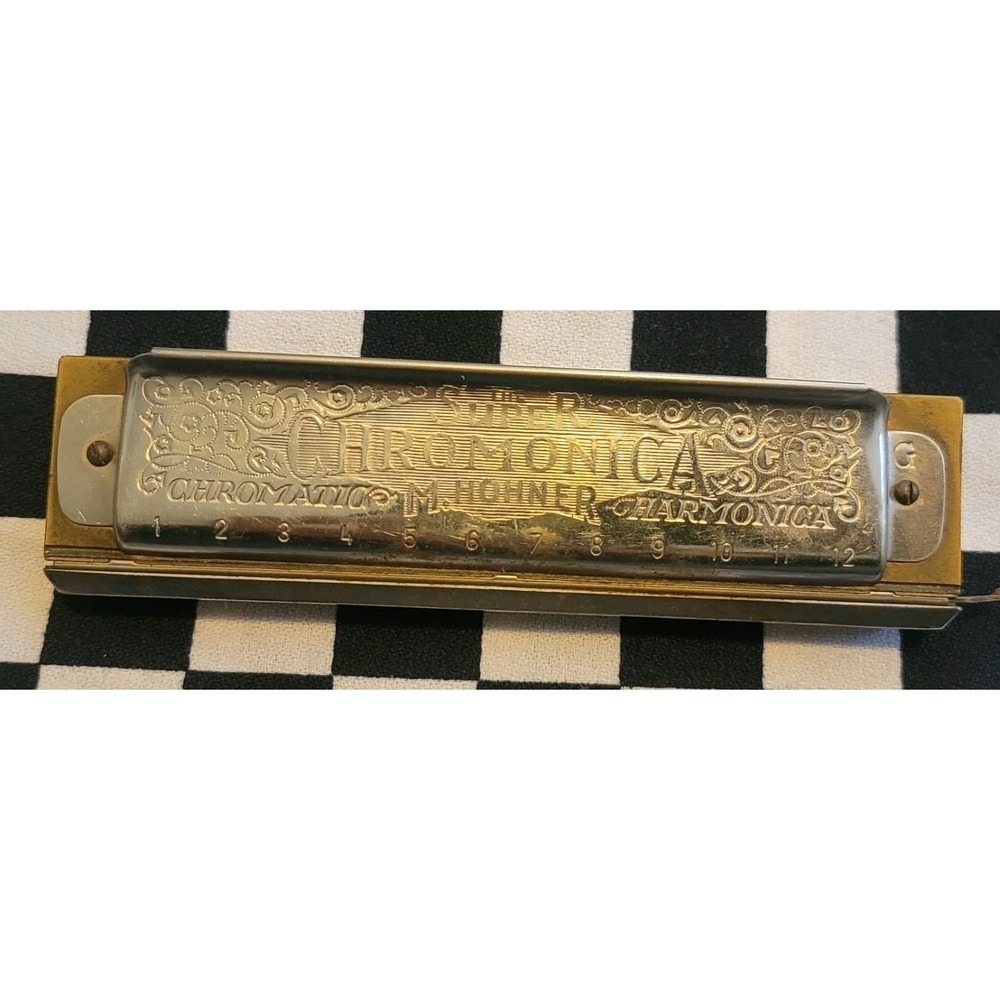 Vintage Hohner Chromonica 12-Hole Chromatic‎ Harmonica Made In Germany